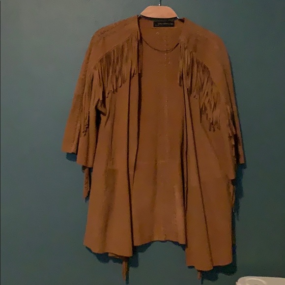 Fringed Leather Jacket - Picture 2 of 5